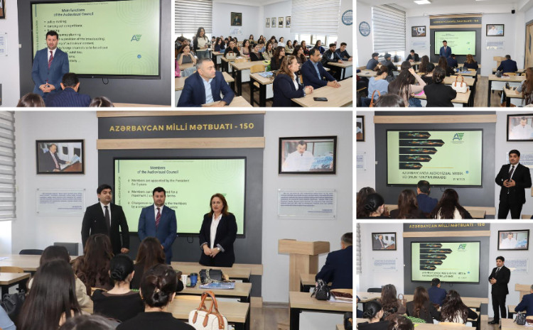 Audiovizual Şura BDU-nun tələbələri üçün növbəti seminar təşkil edib 