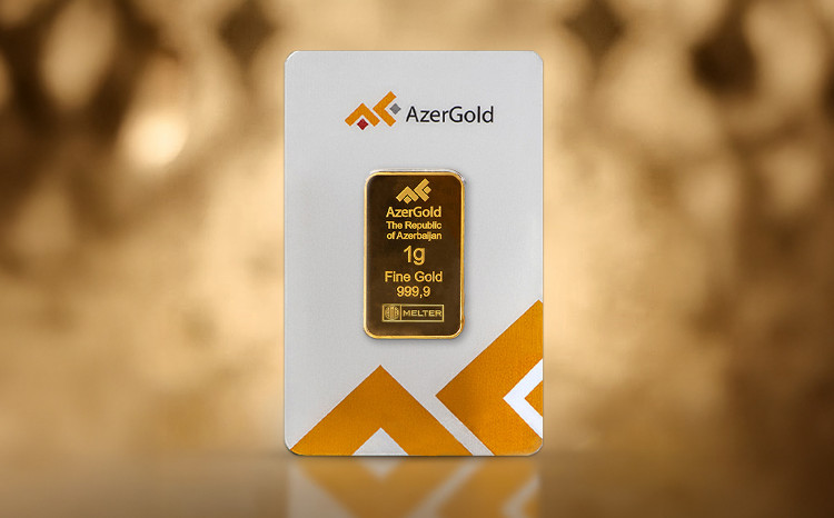 ЗАО «AzerGold» расширило свой продуктовый портфель за счёт 1-граммовых золотых слитков 
