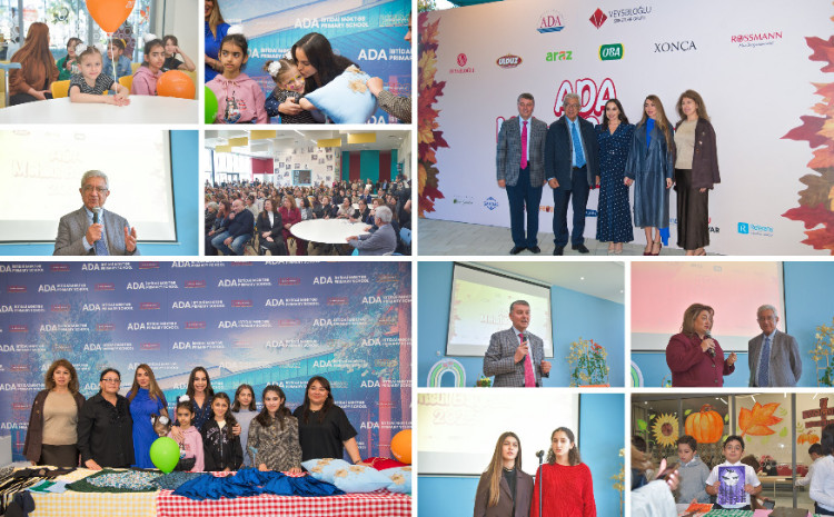 ADA İbtidai Məktəbində xeyriyyə məqsədli Payız festivalı - Məhsul bayramı keçirilib 