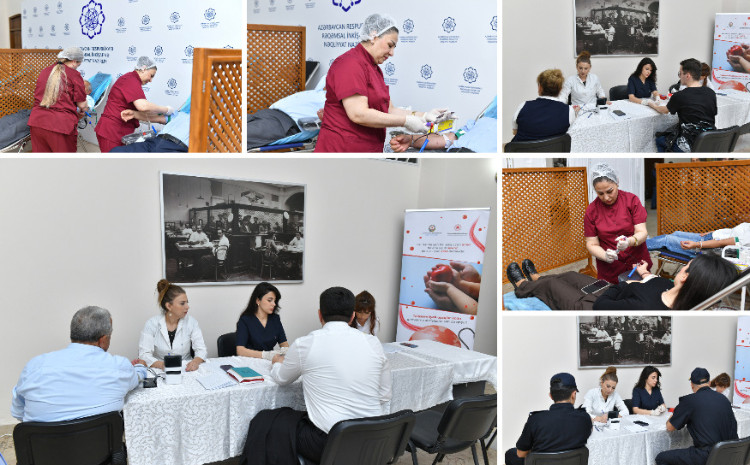 Blood Donation Campaign Held at the Ministry of Digital Development and Transport on occasion of Victory Day 