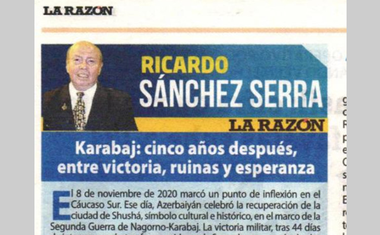 Peru mətbuatı Qarabağdan yazır: “Beş il sonra - qələbə, dağıntılar və ümid arasında” 