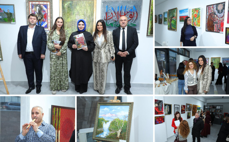 В галерее «Aydani» прошла выставка, посвящённая пятилетию Дня Победы - ФОТО