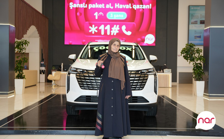 Житель Закагалы выиграл автомобиль от «Nar» 
