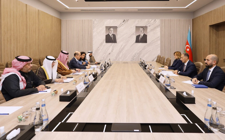 Министр Рашад Набиев встретился с представителями ведущих фондов развития арабских стран 