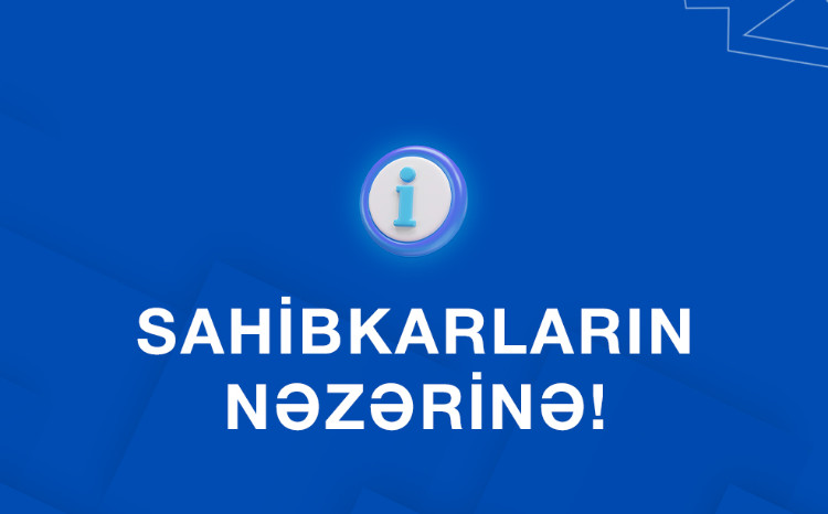 Antiinhisar və İstehlak Bazarına Nəzarət Dövlət Agentliyi sahibkarlıq subyektlərinə müraciət edib