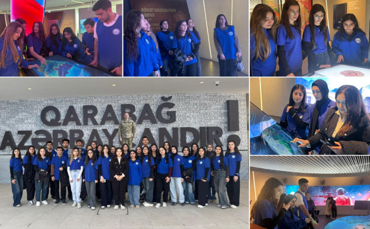 BDU könüllüləri Zəfər muzeyini ziyarət ediblər 