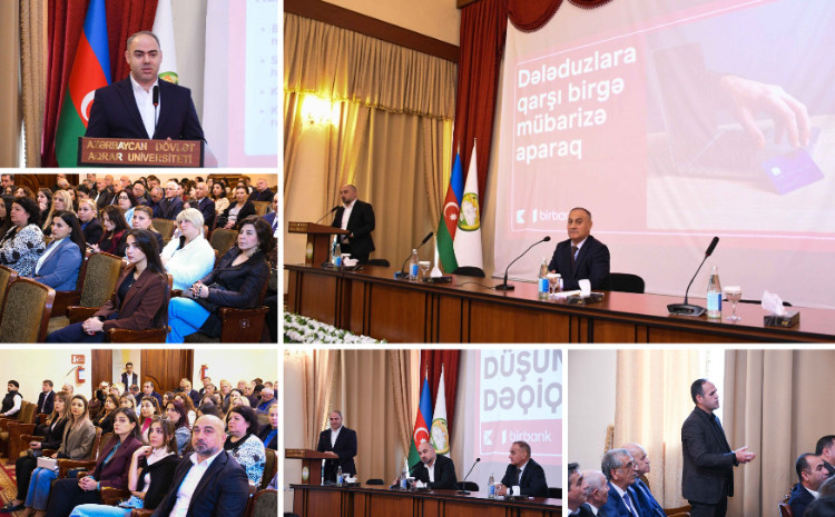 Aqrar Universitet əməkdaşlarına kiberdələduzluqdan qorunma yolları ilə bağlı məlumat verilib 