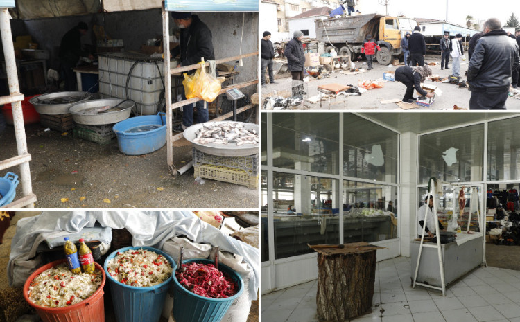 Şirvanda yerləşən ərzaq bazarında monitorinq keçirilib - VİDEO