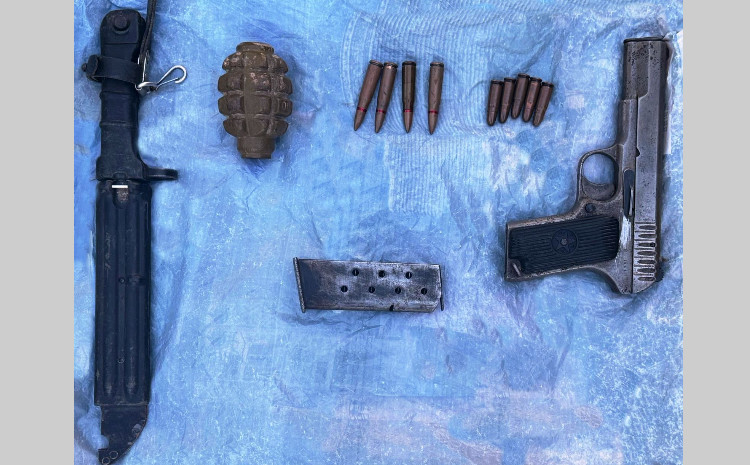 Məhkumun gizlətdiyi silah-sursat ələ keçirildi 