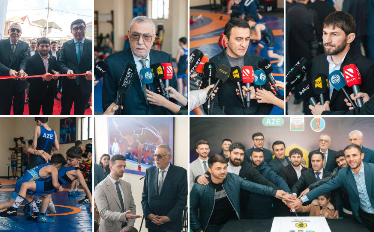Bakıda yeni güləş mərkəzi istifadəyə verilib 
