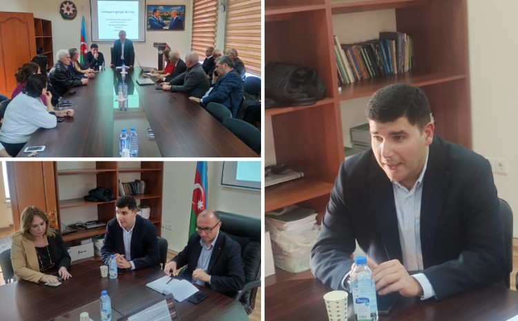 Coğrafiya İnstitutunda CQTM-in rəhbəri ilə görüş keçirilib 