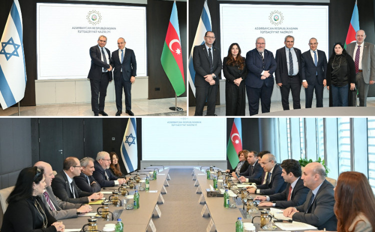 Azərbaycan-İsrail iqtisadi əməkdaşlığının inkişafı müzakirə edilib 
