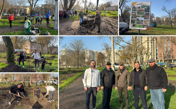 Soydaşlarımız Odessada ağacəkmə aksiyası keçirib 