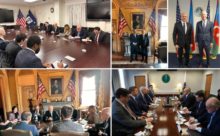 Azərbaycanın energetika naziri amerikalı həmkarı və digər ABŞ rəsmiləri ilə görüşüb 