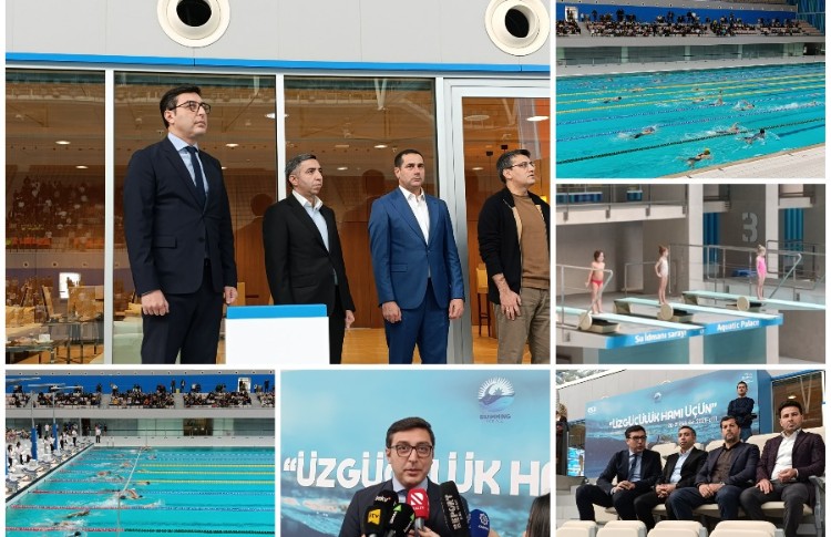 “Üzgüçülük hamı üçün” layihəsi çərçivəsində ölkə üzrə yarışlara start verildi 