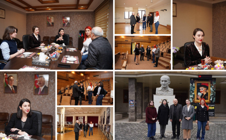 Fransa səfiri Sofi Laqut Şəki teatrında 