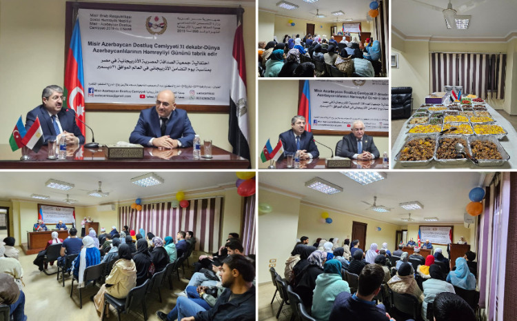 Qahirədə diaspor mərkəzində Dünya Azərbaycanlılarının Həmrəyliyi Günü qeyd olunub 