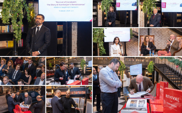 Bakı Kitab Mərkəzində “Qarabağın Dirçəlişi: Azərbaycan İntibahının Hekayəsi” innovativ kitab layihəsinin təqdimatı keçirilib 