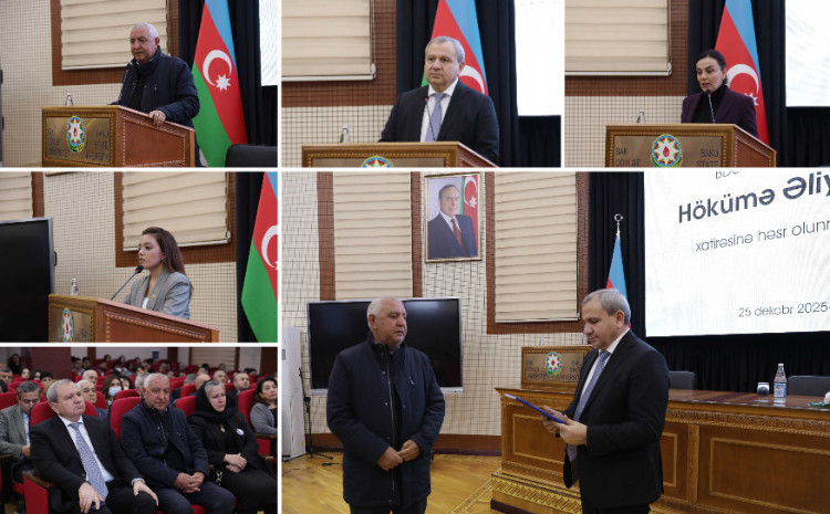 В БГУ почтили память выпускницы-шехида, Национального героя Хёкумы Алиевой 