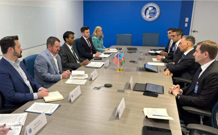 Minister Rashad Nabiyev Meets Acting Director of the U.S. Cybersecurity and Infrastructure Security Agency 
