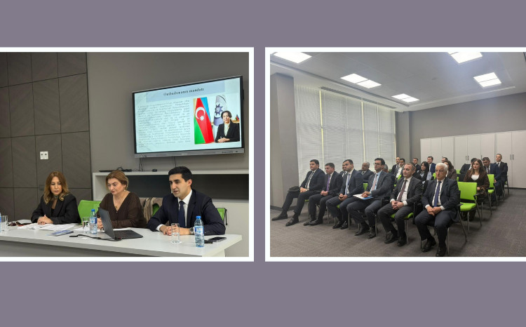 Dövlət Əmək Müfəttişliyi nümayəndələri üçün “İnformasiya hüququnun müdafiəsi” üzrə təlim təşkil olundu 