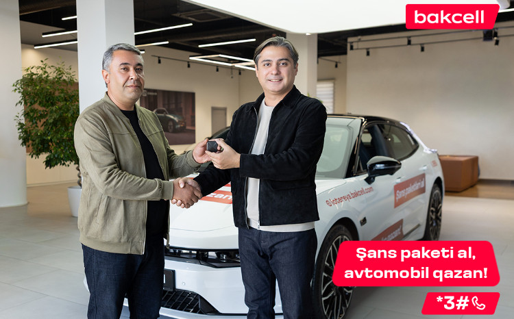 Cəmi 1 AZN-lik “Şans” paketi ilə avtomobil qazandı! 