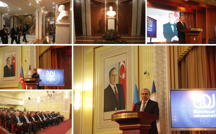 В БГУ прошло мероприятие, посвященное памяти великого Гейдара Алиева 