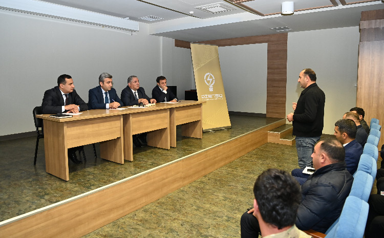 “Azərişıq” ASC-nin nümayəndələri Biləsuvarda fermer və sahibkarlarla görüşüb 