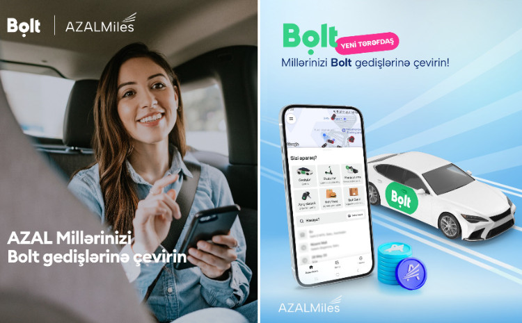 AZAL istifadəçilərinə yeni üstünlük: milləri indi Bolt gedişlərinə dəyişmək mümkündür 