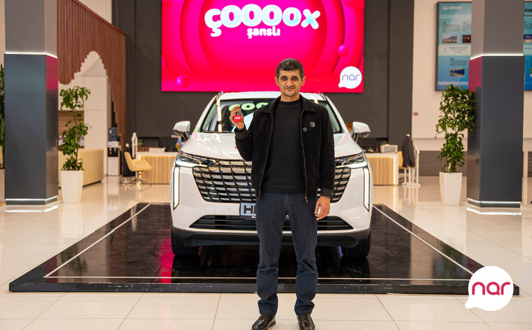 The 6th car in Nar’s “Çoox Şanslı” lottery has found its owner! 