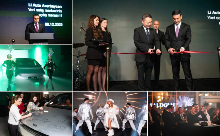 "Li Auto"nun Azərbaycanda yeni satış mərkəzi açıldı 