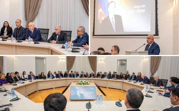 A commemoration event dedicated to the memory of National Lider Heydar Aliyev was held at the Ministry of Energy 