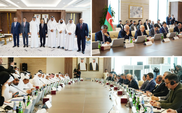 Azərbaycan-Qətər Birgə Biznes Şurasının ilk iclası keçirilib 