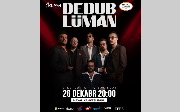 Kupon Booking “Dedublüman”ı Bakıya gətirir: Rok sevərlərə unudulmaz gecə! 