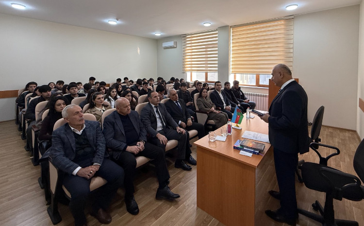 Gəncə Dövlət Aqrar Kollecində “Suverenliyin zəfər yolu” kitabının təqdimatı keçirilib 