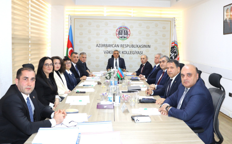Vəkillər Kollegiyası Rəyasət Heyətinin növbəti iclası keçirilib 