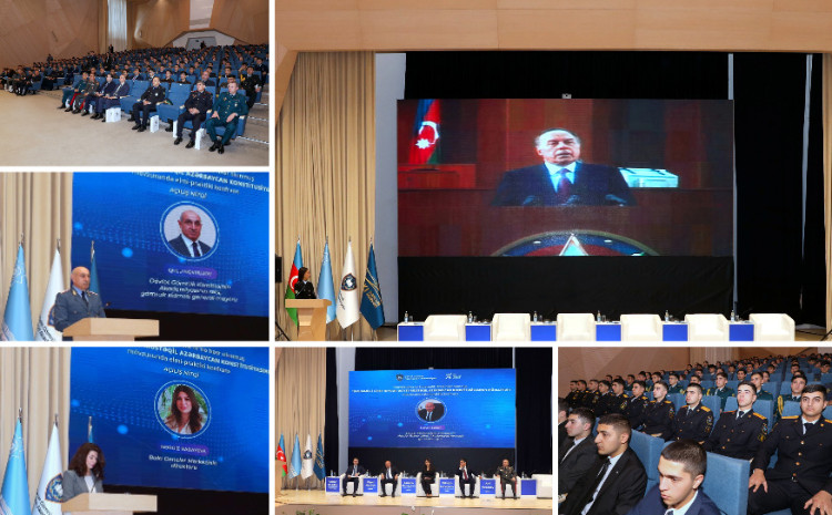 Ümummilli Lider Heydər Əliyev - müstəqil Azərbaycan Konstitusiyasının müəllifidir” mövzusunda konfrans keçirilib 