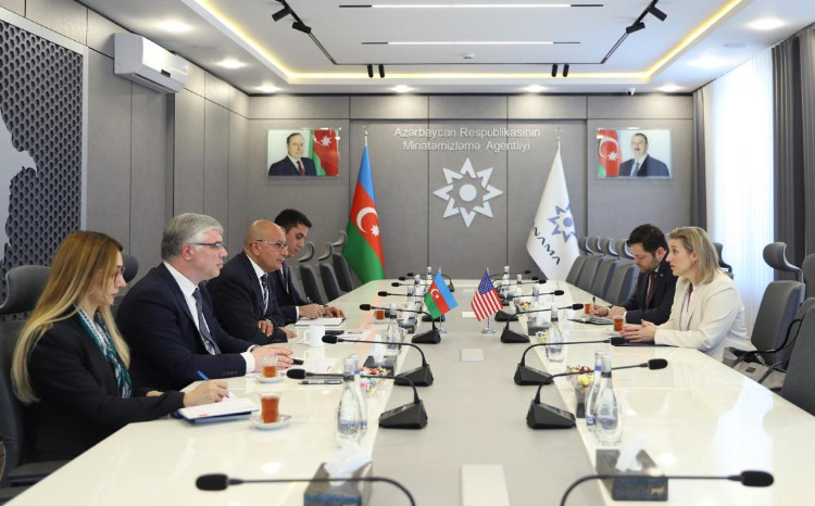 ABŞ-ın ölkəmizdəki müvəqqəti işlər vəkili ilə ANAMA-da görüş 