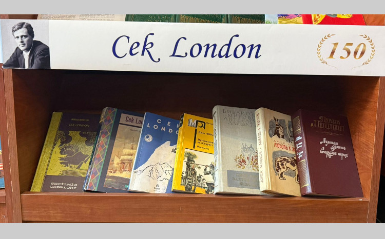 Kitabxanada Cek Londonun 150 illiyinə həsr olunmuş kitab sərgisi və videoçarx hazırlandı 