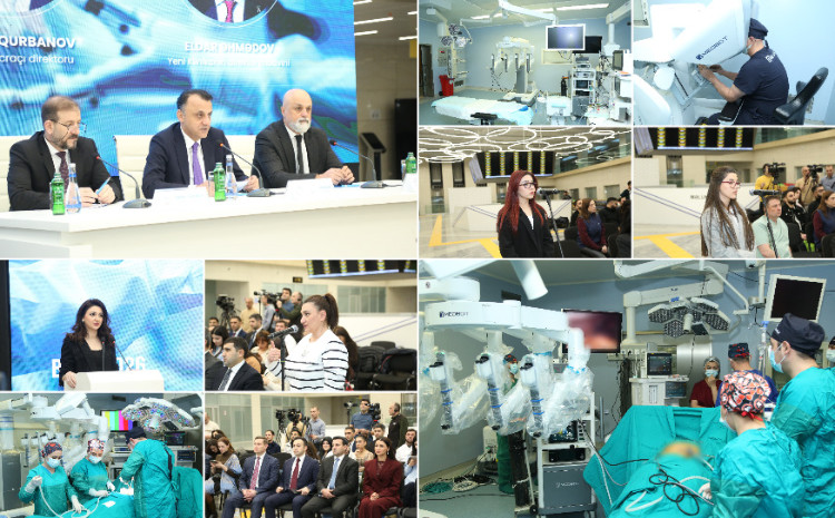 Yeni Klinikada robotik cərrahi xidmətlərin icrasına başlanılıb 