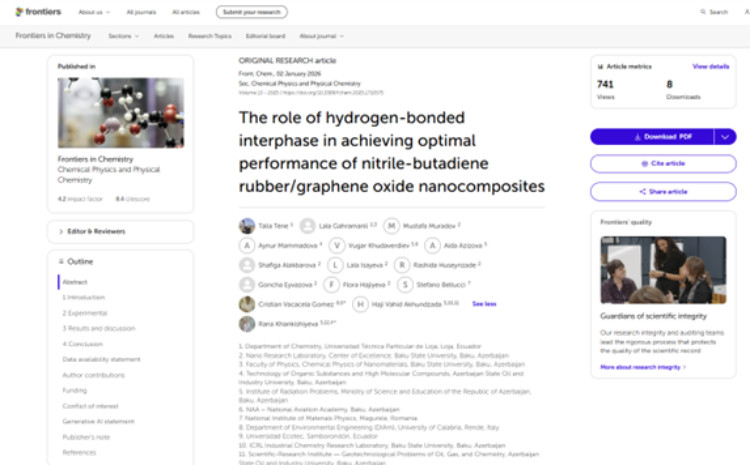 BDU tələbələri elmi tədqiqatlarda aktiv iştirak edirlər 