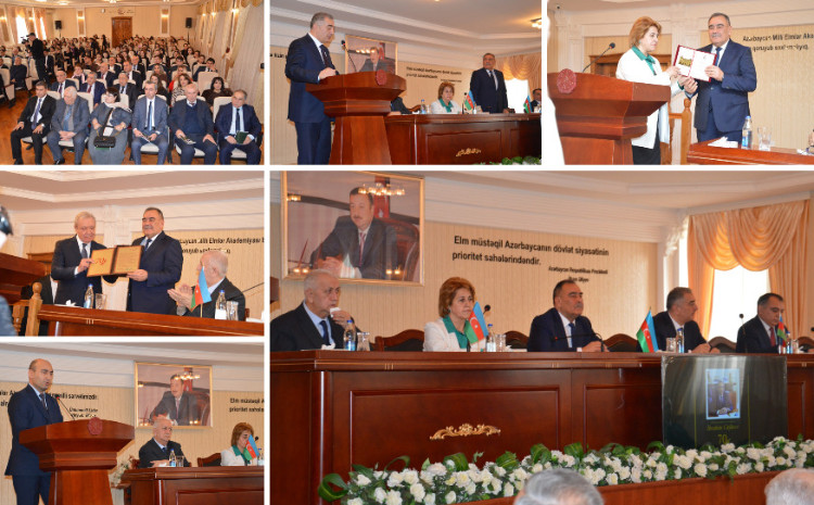 AMEA-nın müxbir üzvü İbrahim Cəfərovun 70 illik yubileyi qeyd olunub 