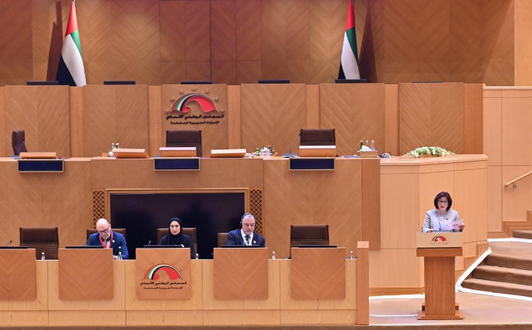 Sahiba Gafarova Gives Information about Gender Equality Situation in Our Country at Women Parliamentary Forum 