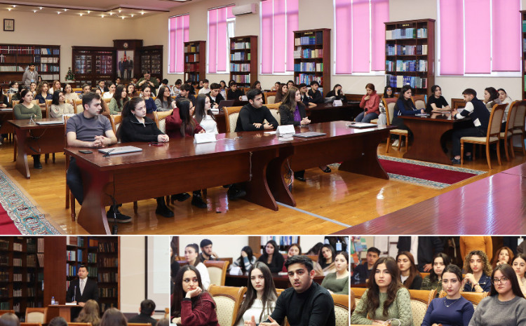 Bakı Biznes Universitetinin tələbələri üçün dövlət satınalmaları mövzusunda açıq dərs keçirilib 