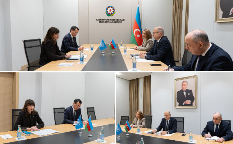 Energetika Nazirliyində BMT-nin Azərbaycandakı rezident əlaqələndiricisi ilə görüş keçirilib 