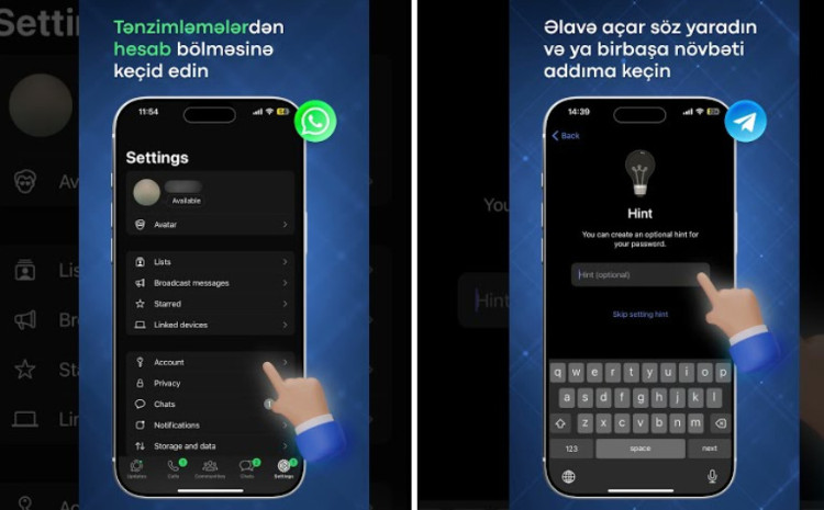 ETX “Telegram” və “WhatsApp” hesabları ilə bağlı xəbərdarlıq edir - VİDEO