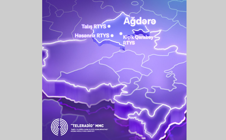 İşğaldan azad edilmiş ərazilərdə daha 3 Radio-Televiziya Yayım Stansiyasının işi bərpa edilib 