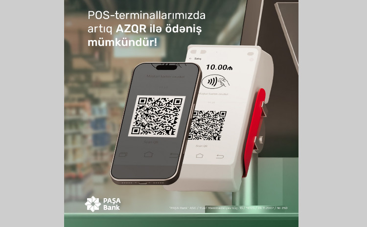“PAŞA Bank” POS-terminallarda yeni ödəniş funksiyasını aktivləşdirdi 