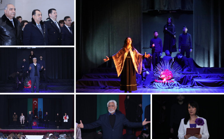 Lənkəran Dövlət Dram Teatrında 20 Yanvar faciəsinin 36-cı ildönümü qeyd olunub 