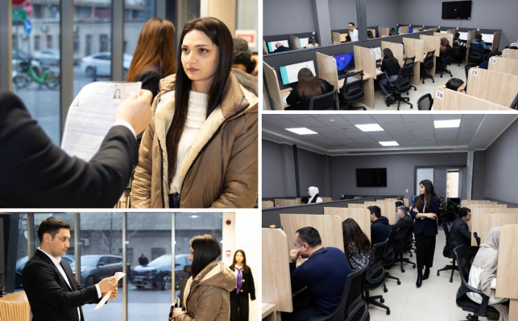 Nazirliyin qurumlarına kadr seçimi məqsədilə növbəti test imtahanı keçirilib 